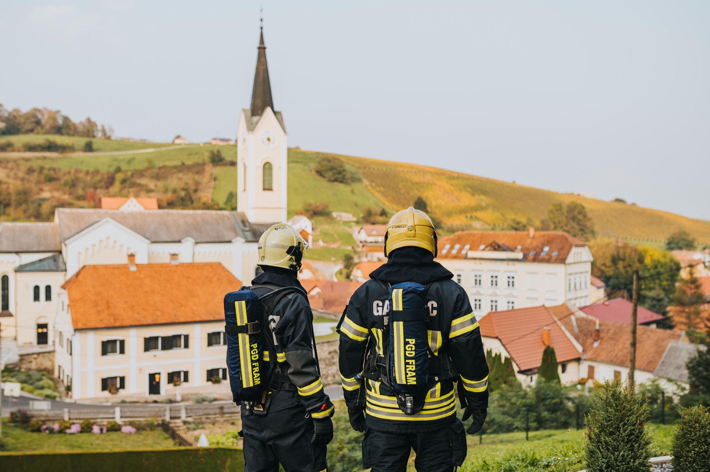 Gasilca PGD Fram varujeta kraj Fram